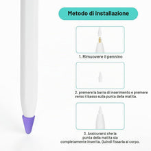 Carica l'immagine nel visualizzatore di Gallery, 48Pezzi Tappi per Pennini di Pencil in Silicone Compatibile Tappi per Punte in Silicone Compatibile con A Pencil 1 &amp; 2 U