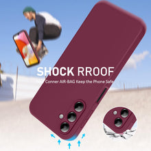 Carica l'immagine nel visualizzatore di Gallery, Cover per Samsung Galaxy A55 5G con 2 Pezzi Vetro Temperato, Custodia Silicone Liquido con Morbida Microfibra, [Tocco Se