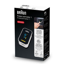 Carica l'immagine nel visualizzatore di Gallery, Braun Pulsossimetro 1, Monitor accurato per ossigeno nel sangue da dito, Clinicamente validato, Per chi soffre di BPCO, 