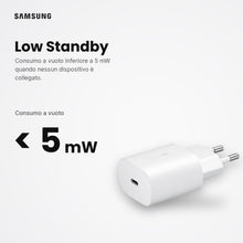Carica l'immagine nel visualizzatore di Gallery, Samsung Caricatore USB C 45W Ultra Rapido, Adattatore da USB C a USB, caricabatterie Samsung ricarica rapida, originale 