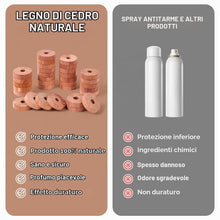 Carica l'immagine nel visualizzatore di Gallery, Adiwo anelli in legno di cedro, protezione antitarme naturale in legno di cedro, protezione antitarme nell'armadio, bust