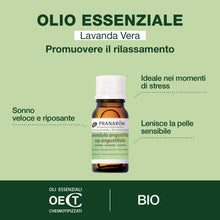 Carica l'immagine nel visualizzatore di Gallery, Pranarôm Olio Essenziale di Lavanda Bio OECT 10 ml