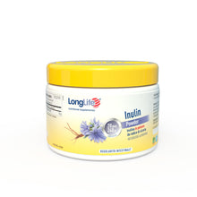 Carica l'immagine nel visualizzatore di Gallery, LongLife® Inulin Powder | Inulina da radice di cicoria | Regolarità intestinale | Fibra solubile | Benessere flora batte