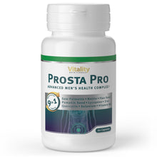 Carica l'immagine nel visualizzatore di Gallery, Prosta Pro High Dose. Complesso di capsule per la prostata con 600 mg di estratto di zucca, vitamina B6, zinco e selenio