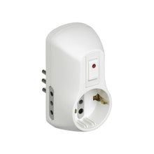 Carica l'immagine nel visualizzatore di Gallery, BTicino S3610DB Adattatore Safe Presa Multipla a 3 posti, con 1 Presa Schuko Standard Tedesco, 2 Prese Bivalenti 10/16A 