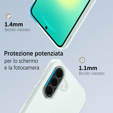 Carica l'immagine nel visualizzatore di Gallery, Cover per Samsung Galaxy A27 5G, Con 2 Vetro Temperato Pellicola Protettiva, Custodia per Cellulare in Silicone PC Antig