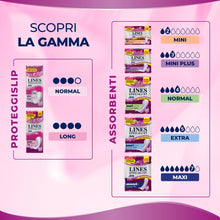 Carica l'immagine nel visualizzatore di Gallery, Lines Specialist Lady Extra, Assorbenti per Incontinenza Donna, con Tecnologia Zero Odore e Barriere Laterali Protettive
