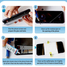 Carica l'immagine nel visualizzatore di Gallery, 1 adesivo per display cellulare viene fornito con strumenti di riparazione adesivo multiuso per smartphone