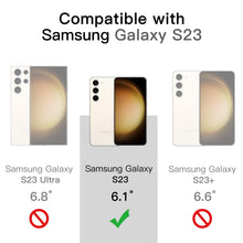 Carica l'immagine nel visualizzatore di Gallery, JETech Cover per Samsung Galaxy S23, Anti-Ingiallimento, Trasparente