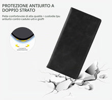 Carica l'immagine nel visualizzatore di Gallery, Portafoglio Custodia Cover per Oppo A58 4G, Cover Biglietti Visita Pelle Retro con Chiusura Magnetica Premium Pu Flip. N