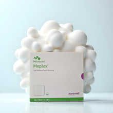 Carica l'immagine nel visualizzatore di Gallery, Mölnlycke Mepilex Border Flex Medicazione, 10 x 10 cm, 5 Pezzi