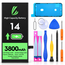 Carica l'immagine nel visualizzatore di Gallery, LL TRADER Batteria per iPhone 14, 3800mAh e Kit di Riparazione