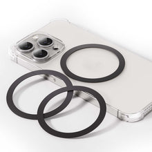 Carica l'immagine nel visualizzatore di Gallery, Adesivo universale ad anello in metallo per magnete ad anello MagSafe, compatibile con caricabatterie wireless MagSafe p