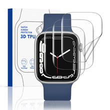 Carica l'immagine nel visualizzatore di Gallery, Amzpas 3 Pezzi Pellicola Protettiva per Apple Watch Series 6/5/4/SE 44mm, Auto Guarigione Senza Bolle con Kit D'Installa