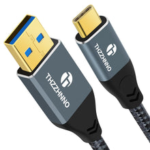 Carica l'immagine nel visualizzatore di Gallery, Cavo da USB A a USB C 1M, USB 3.1, USB 3.2 Gen2 10 Gbps Trasferimento Dati Cavo per Samsung Galaxy/iPhone 15/MacBook Pro