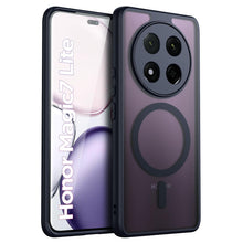 Carica l'immagine nel visualizzatore di Gallery, Oududianzi Cover Magnetica per Honor Magic 7 Lite 5G Compatibile con MagSafe, Traslucido Opaco Retro Sottile Antiurto Ce