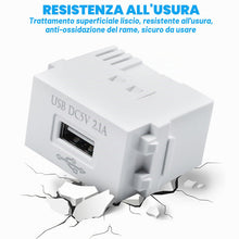 Carica l'immagine nel visualizzatore di Gallery, 3 moduli di alimentazione USB: presa da 220 V su trasformatore da 5 V, presa di ricarica USB da 2,1 A, adattatore di com