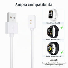 Carica l'immagine nel visualizzatore di Gallery, Vancle Caricatore per Xiaomi Redmi Watch 5 Active /5 Lite, 2Pezzi Caricabatterie Cavo USB Magnetico di Ricarica per Redm