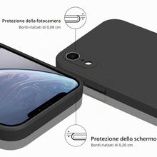 Carica l'immagine nel visualizzatore di Gallery, YLK Cover per iPhone XR Custodia in Silicone Liquido Ultra Sottile con Rivestimento in Morbido Tessuto in Microfibra, Cu