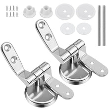 Carica l'immagine nel visualizzatore di Gallery, Cerniere per WC di ricambio per WC con bulloni e dadi, 1 paio