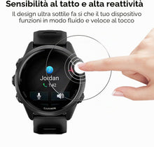 Carica l'immagine nel visualizzatore di Gallery, 3 Pezzi per Garmin Forerunner 570 42mm Pellicola Protettiva, Non Vetro temperato TPU Flessibile Copertura Completa Imper