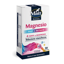 Carica l'immagine nel visualizzatore di Gallery, Matt, Magnesio Fast+Retard Integratore Alimentare, 30 Compresse