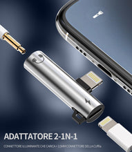 Carica l'immagine nel visualizzatore di Gallery, Cavo Aux 3,5mm(2in1)Accessori Lightning Jack Cuffie per Apple iPhone 14 13 12 11 Pro Max 7 8Plus X SE XS XR per iPad Air