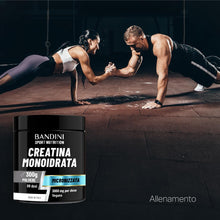 Carica l'immagine nel visualizzatore di Gallery, Bandini® Creatina Monoidrata in Polvere Pura al 100% - 300g con Dosatore