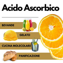 Carica l'immagine nel visualizzatore di Gallery, Acido ascorbico puro - Vitamina C in polvere - 1 Kg