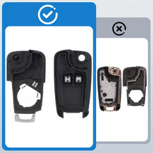 Carica l'immagine nel visualizzatore di Gallery, 2 Pulsante Custodia a distanza per Opel Astra J Corsa E Cascade Zafira Karl
