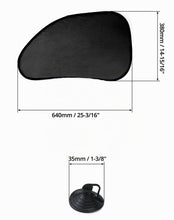 Carica l'immagine nel visualizzatore di Gallery, QWORK® 2 Pezzi Tendina Parasole Auto Con Ventosa, Parasole Auto, Blocca I Dannosi Raggi UV, Finestrino del sedile anteri