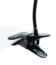 Carica l'immagine nel visualizzatore di Gallery, System-S Supporto per smartphone con collo di cigno in metallo da 45 cm, morsetto da tavolo con apertura di 5 cm, pinza 