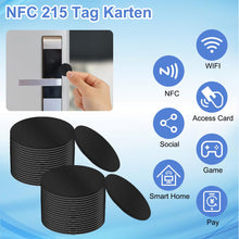 Carica l'immagine nel visualizzatore di Gallery, OFFCUP Ntag215 NFC Card, 20pezzi NTAG215 NFC Tag, Compatibili con Tutti Smartphone con Tecnologia NFCS, 504 Byte di Memo