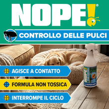 Carica l'immagine nel visualizzatore di Gallery, NOPE! Controllo Pulci 500 ml - Spray Antipulci per Casa, Tappeti e Cucce
