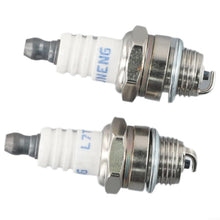 Carica l'immagine nel visualizzatore di Gallery, Candele di accensione per tosaerba, 2 pezzi candele di accensione per motori CJ8 Taschenlampe L6RTC L7RTC L8RTC L8RTF, p