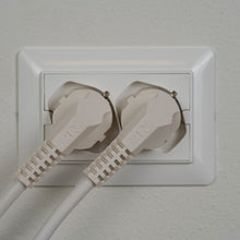 Carica l'immagine nel visualizzatore di Gallery, FANTON 42100-27 Multipresa universale da incasso OPERA/MTX doppia presa bipasso schuko 2P+T 16A precablata per scatola a