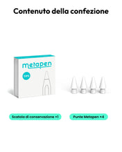 Carica l'immagine nel visualizzatore di Gallery, metapen Compatibile con Apple Pencil 2 Gen e 1 Gen e Logitech Stylus, Punte per iPad Durevoli, Punte per Penna Altamente
