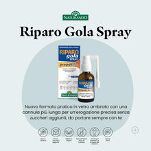 Carica l'immagine nel visualizzatore di Gallery, Naturando Riparo Gola Spray a base di Propoli ed estratti vegetali - Rapido Sollievo per Gola e Faringe - 25 ML