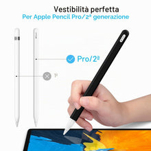 Carica l'immagine nel visualizzatore di Gallery, MoKo Cover Custodia compatibile con Apple Pencil Pro/2a Gen, Nero