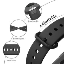 Carica l'immagine nel visualizzatore di Gallery, Tobfit Cinturino in Silicone di Ricambio per Xiaomi Mi Watch Lite/Redmi Watch per Uomo e Donna (Nero)