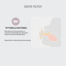 Carica l'immagine nel visualizzatore di Gallery, BIBS Boheme Ciuccio confezione da 2 pezzi. Privo di BPA. Tettarella tonda, Misura 1 (0-6 mesi), Blossom/Dusky Lilac