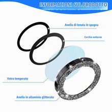 Carica l'immagine nel visualizzatore di Gallery, Protezione Fotocamera Compatibile con iPhone 16/ iPhone 16 Plus HD Chiaro Alluminio Leggera Protezione Lente Senza Bolle