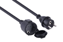 Carica l'immagine nel visualizzatore di Gallery, Electraline 01658 Prolunga 5 M da cantiere in gomma neoprene per esterni IP44, Cavo 5M H07RN-F 3G2.5, presa con coperchi