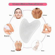 Carica l'immagine nel visualizzatore di Gallery, Gua Sha, Gua Sha Viso Ridurre le Linee Sottili e le Rughe, massaggi per terapia fisica e terapia di agopuntura per viso,