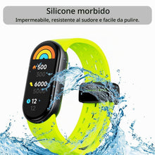 Carica l'immagine nel visualizzatore di Gallery, Cinturino Silicone Compatibile con Xiaomi Mi Band 10/Mi Band 9/8, Ricambio Cinturino, Chiusura Magnetica, Regolabile Spo