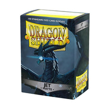 Carica l'immagine nel visualizzatore di Gallery, Arcane Tinmen ART11024 Sleeves: Dragon Shield Matte Jet (100) Standard Size 100pk-Jet, Black