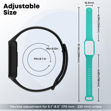 Carica l'immagine nel visualizzatore di Gallery, 5 Pezzis Cinturini Compatibile con Xiaomi Smart Band 8 Active e Redmi Smart Band 2, Cinturino in Silicone Morbido di Ric