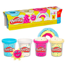 Carica l'immagine nel visualizzatore di Gallery, Play-Doh, Pack de 4 Pots de pâte à Modeler confettis, Activité Manuelle et Créations Multicolore, Pour Filles et Garçons