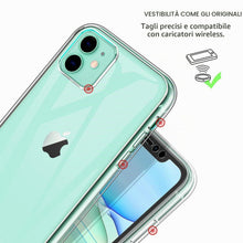 Carica l'immagine nel visualizzatore di Gallery, Gnews Cover per iPhone 11, Custodia per iPhone 11 Transparent 360° Full Body Protezione Silicone TPU Premium Resistente 
