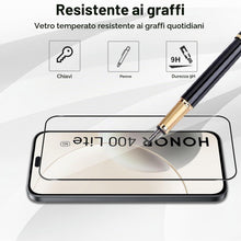 Carica l'immagine nel visualizzatore di Gallery, Vetro Temperato per Honor 400 Lite 5G, 2 Pezzi Glass Pellicola Protettiva + 2 Pezzi Pellicola Fotocamera Protezione, Ant